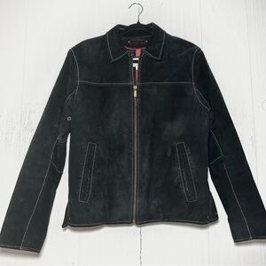 Wilsons Leather Black Jacket with Red lining